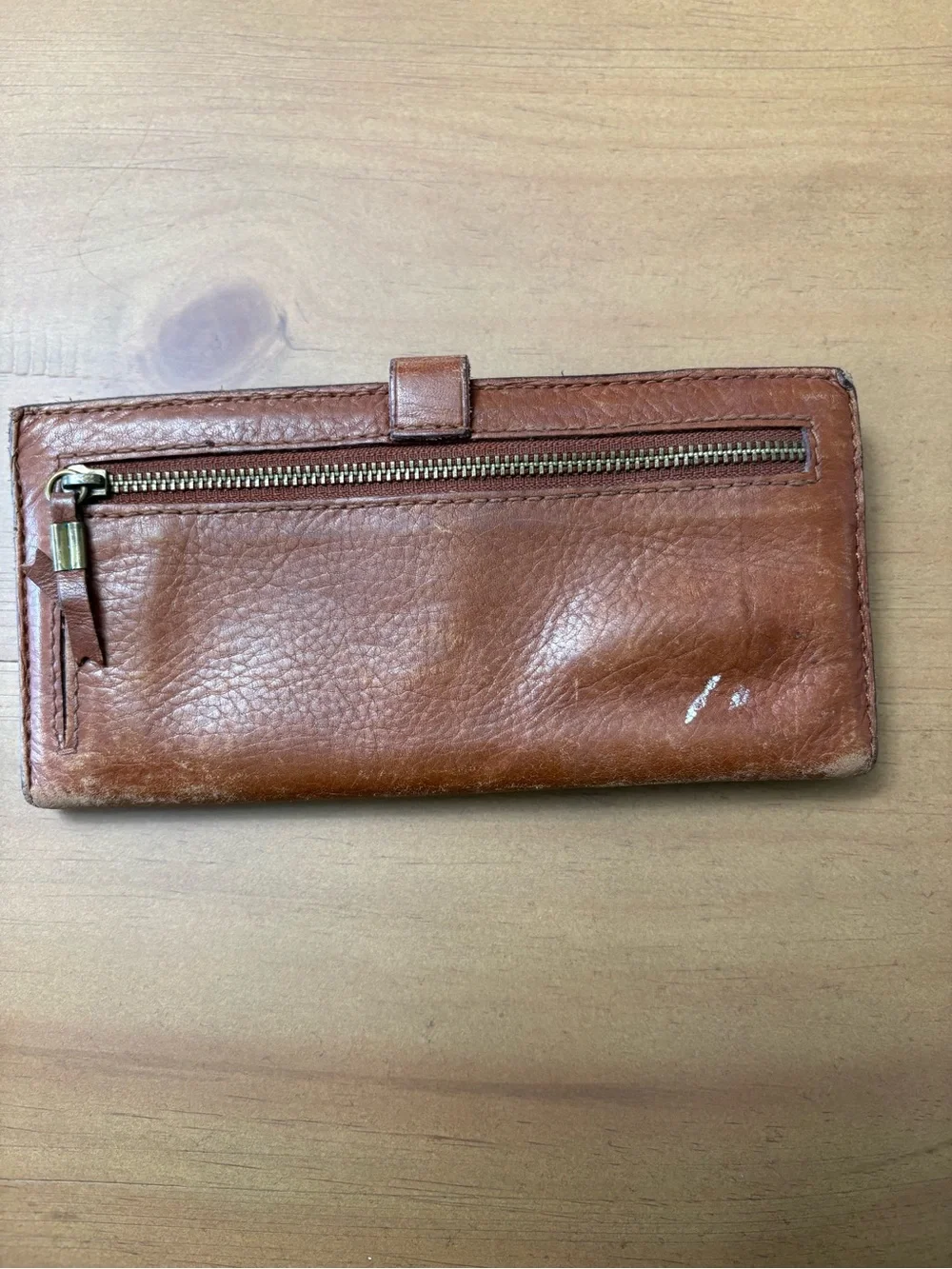 Madewell Leather Wallet - Medium Brown - Picture 7 of 9